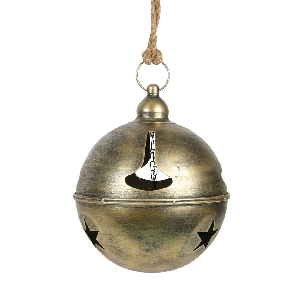 Large Gold Hanging Bell