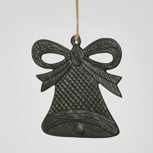 Hanging Bell Ornament - black