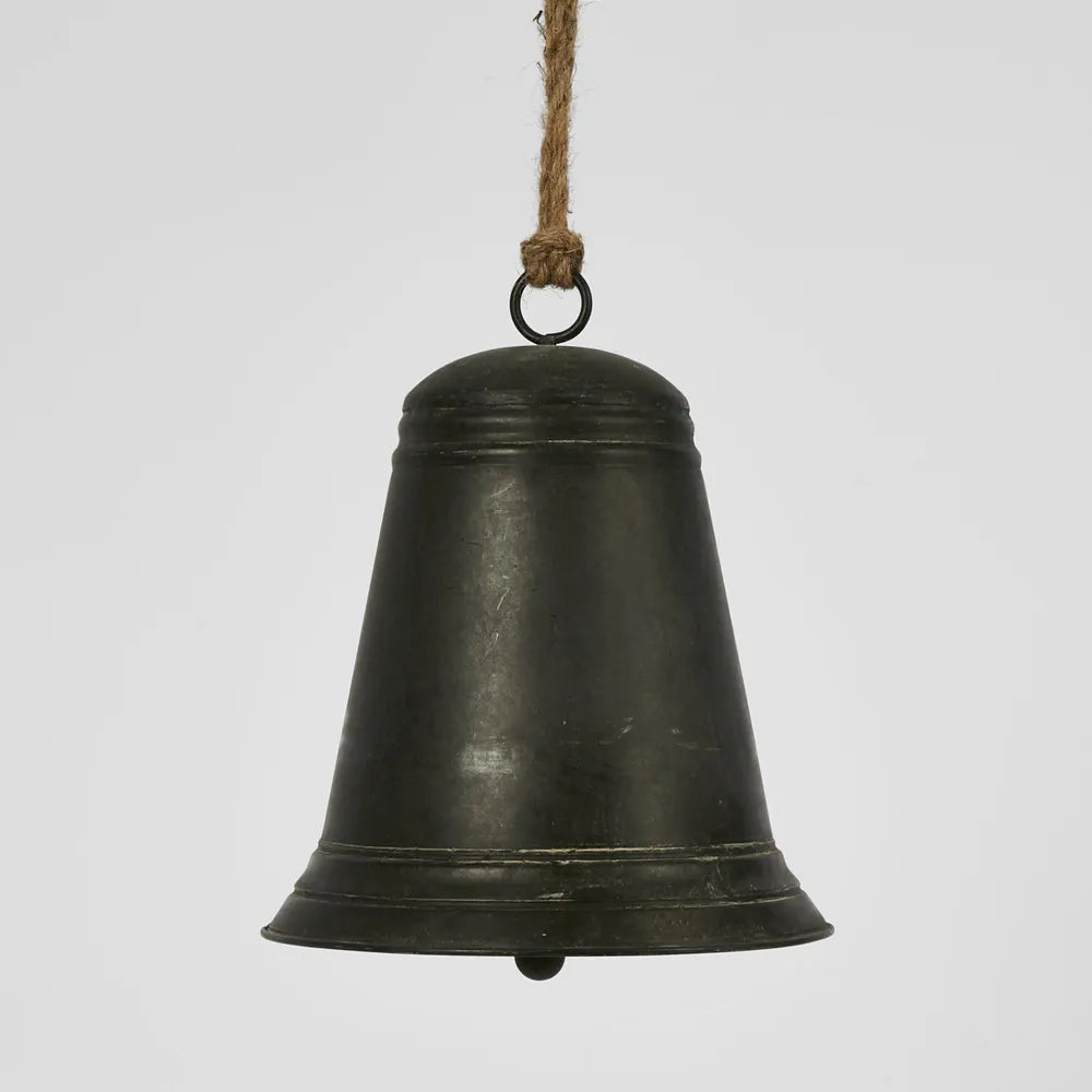 Large Hanging Bell - Grey Zinc